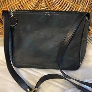 Vintage Fendi Black Crossbody medium distressed